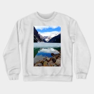 Lake Louise Victoria Glacier Alberta Canada Crewneck Sweatshirt